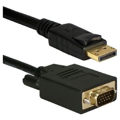 Imagem do Cabo Adaptador Displayport Macho X Vga Macho Md9 1 8 Metros 7729