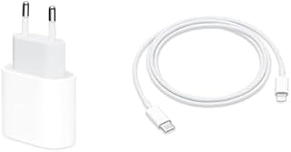 Imagem do Adaptador De Corrente Usb C De 20 W E Cabo Apple Usb C Para Lightning 1 M