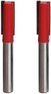 Imagem do Fresa Reta Paralela 4mm Haste 6mm Metal Duro Tupia Madeira Kit Com 02un
