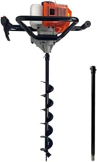 Imagem do Perfurador De Solo A Gasolina 52cc 2 Hp Com Broca 80x10cm Extensao 60cm Carbon Fak