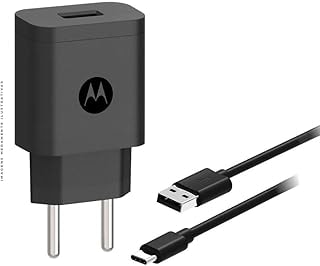 Imagem do Motorola Carregador Rapido 10w 100 240v Cabo 1 Metro Porta Usb A Cabo Usb C