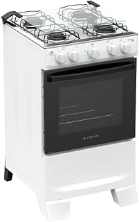 Imagem do Fogao 4 Bocas Atlas Monaco Plus Mesa Inox Bivolt