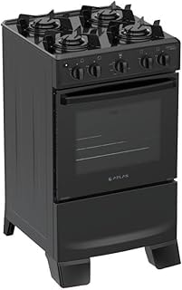 Imagem do Fogao 4 Bocas Atlas Monaco Lustro Com Mesa De Aco Bivolt