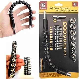 Imagem do Kit Extensor Prolongador Flexivel Parafusadeira Universal