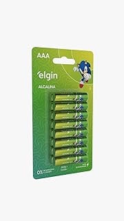Imagem do Pilha Alcalina Aaa Com 16 Unidades Elgin Palito