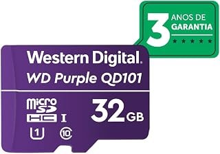 Imagem do Cartao De Memoria Com 3 Anos De Garantia Micro Sd 32gb Wd Purple Intelbras