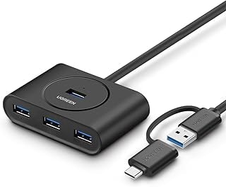 Imagem do Hub Adaptador Usb 3 0 Com Adaptador Usb C Ugreen Para 4 Usb 1 Metro