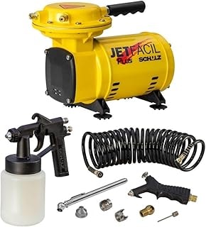 Imagem do Mini Compressor Ar Direto Jet Facil Plus Schulz Com Kit 220m