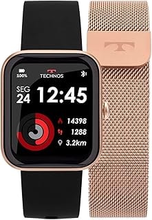 Imagem do Smartwatch Technos Unissex Preto Rose Connect Max Tmaxac 5j