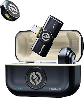 Imagem do Sistema Microfone Duplo Hollyland Lark M2 Duo Wireless 2 Pessoas Conector Usb C