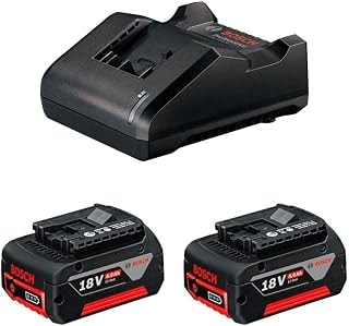 Imagem do Bosch Kit 2 Baterias Gba 18v 4 0ah E Carregador Gal 18v 20 Bivolt