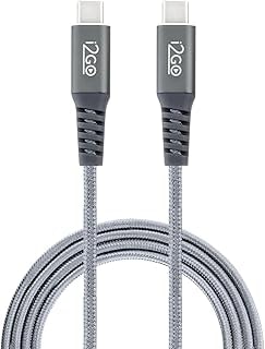 Imagem do Cabo Usb C Usb C I2go 2m 3a Nylon Trancado Chumbo I2go Pro