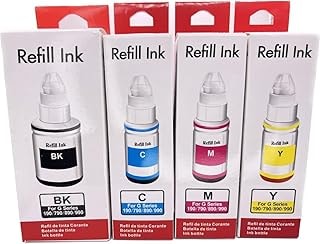 Imagem do Kit 4 Tintas Compativel Canon G3110 G3111 G4111 Gl 190