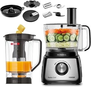 Imagem do Mondial Multiprocessador Turbo Chef 9 Em 1 Preto 1000w 220v Mpn 01 Bf