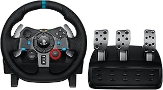 Imagem do Volante E Pedais Logitech G29 Driving Force Com Force Feedback Para Ps5 Ps4 Ps3 E Pc