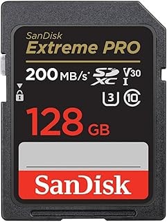 Imagem do Sandisk Cartao De Memoria 128 Gb Extreme Pro Uhs I Sdxc 200 Mb S U3
