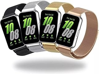 Imagem do Kit 4 Pulseiras Aco Metal Milanese Compativel Com Samsung Galaxy Fit3