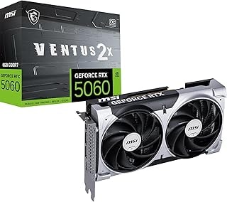 Imagem do Msi Geforce Rtx 5060 Ventus 2x Oc 8gb Gddr7 Pci Express 5 0 2535mhz 28000mhz