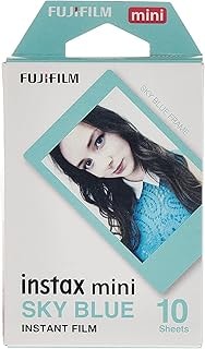 Imagem do Filme Instax Mini Sky Blue Com 10 Fotos Fujifilm
