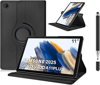Imagem do Capa Case Tablet Giratoria Compativel Com Samsung Galaxy Tab A11 A11 Plus 11 Polegadas 2025 Caneta Touch