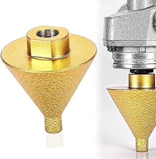 Imagem do Broca Fura Piso Chanfro Diamantada Conica Escalonada Desbaste Porcelanato Esmerilhadeira M14 Nfe