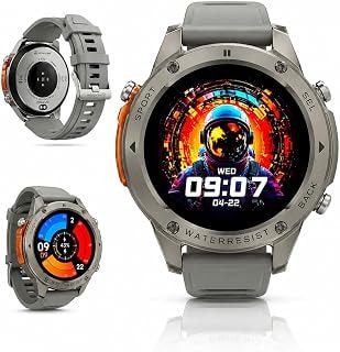 Imagem do Smartwatch Brave Sport Militar Gps Duplo Prova D Agua Strava Prata