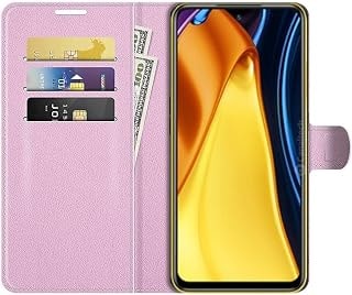 Imagem do Capa Capinha Carteira Xiaomi Poco M3 Pro 5g Case Couro Flip Rosa