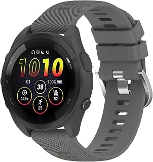 Imagem do Pulseiras De Reposicao Esportivas Ajustaveis De Silicone Macio De 20 Mm Adequadas Para Garmin Forerunner 165 Music