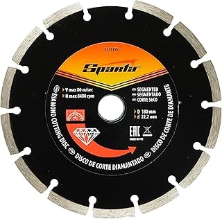 Imagem do Sparta Disco De Corte Diamantado Segmentado 180 X 22 2 Mm