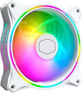 Imagem do Ventoinha Para Gabinete Cooler Master Masterfan Mf120 Halo White Edition